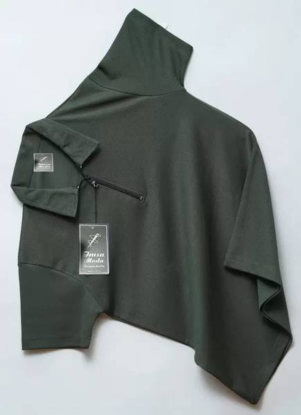 Stockton Striped Men Polo Neck Green T-Shirt