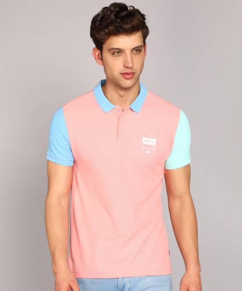 Pink levi sales shirt