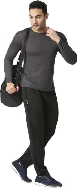 BLACK PANTHER Solid Men Round Neck Black T-Shirt