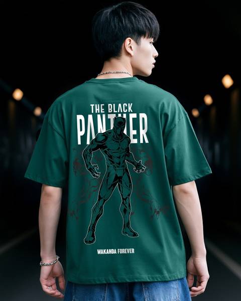 BEWAKOOF Graphic Print Men Round Neck Green T-Shirt