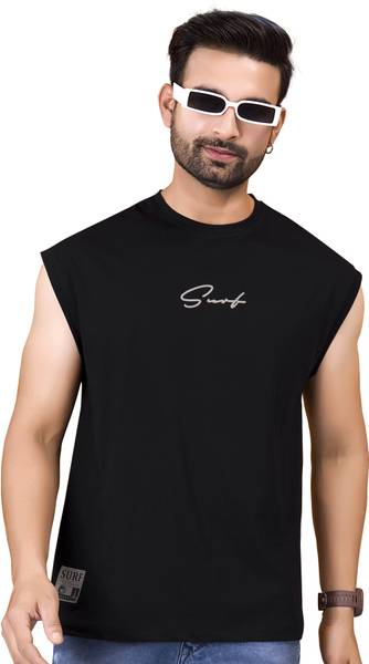 I&D Typography Men Round Neck Multicolor T-Shirt