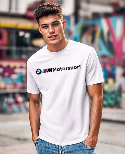 Magneto Printed Men Round Neck White T-Shirt