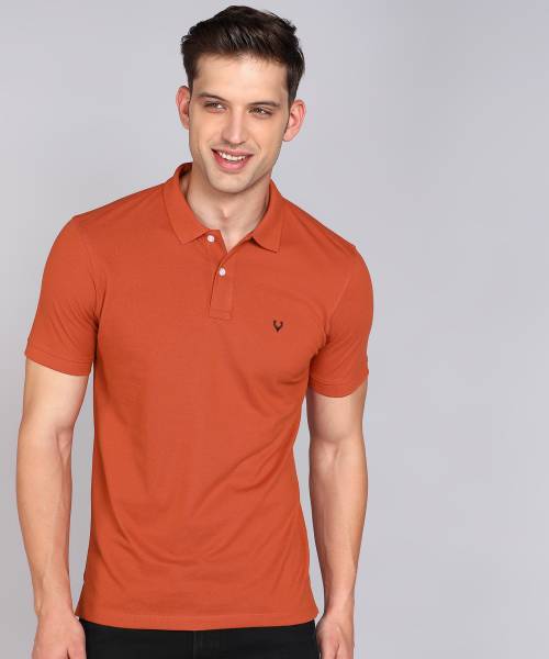 allen solly red t shirt