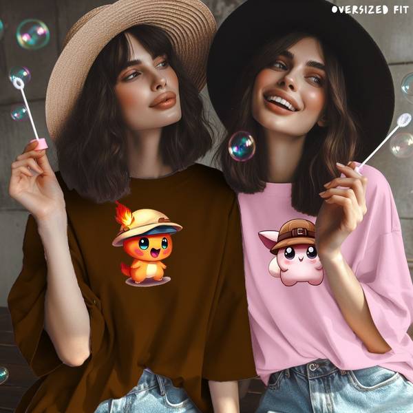 Trendway Printed Women Round Neck Multicolor T-Shirt