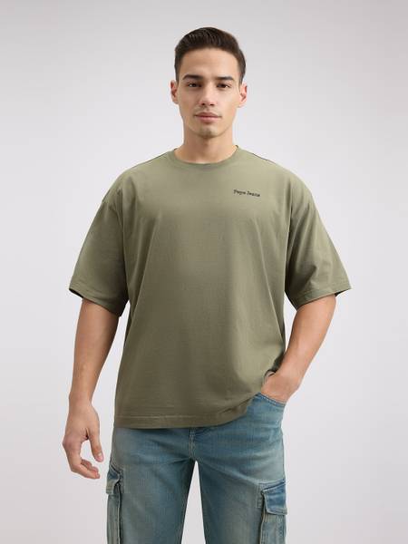 Pepe Jeans Graphic Print Men Round Neck Multicolor T-Shirt