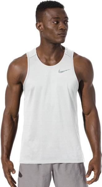 NIKE Solid Men Round Neck White T-Shirt