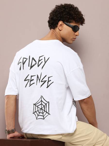 Kook N Keech Marvel Printed Men Round Neck White T-Shirt