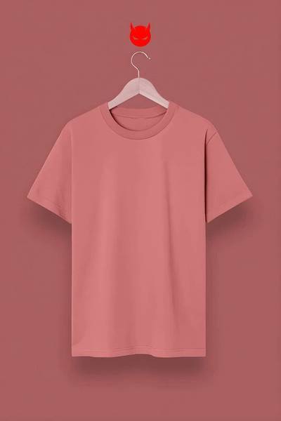 SINNER STREET Solid Men Round Neck Orange, Yellow, Pink T-Shirt