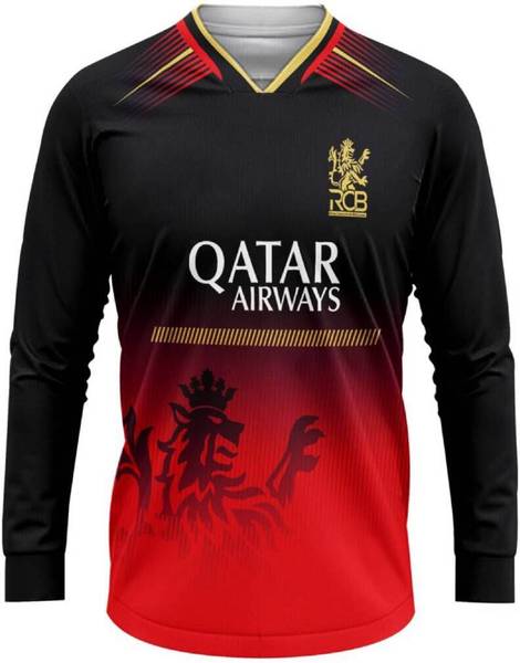 teky Printed Men Polo Neck Red T-Shirt