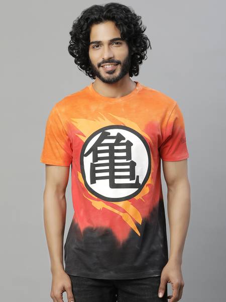 Free Authority Graphic Print Men Round Neck Multicolor T-Shirt