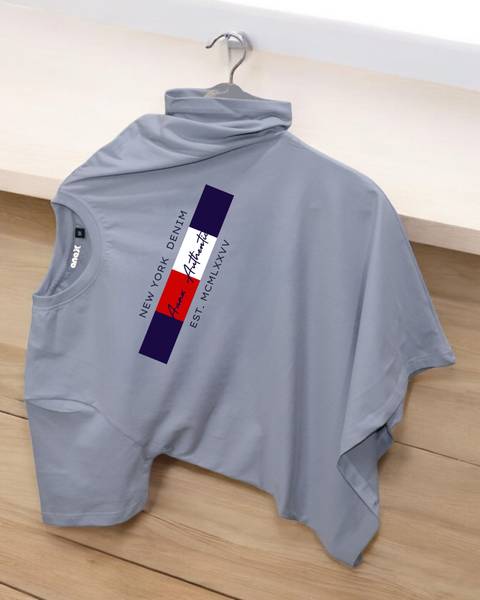 Magneto Printed Men Round Neck Grey T-Shirt