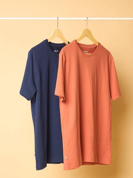Cult Solid Men Round Neck Multicolor T-Shirt