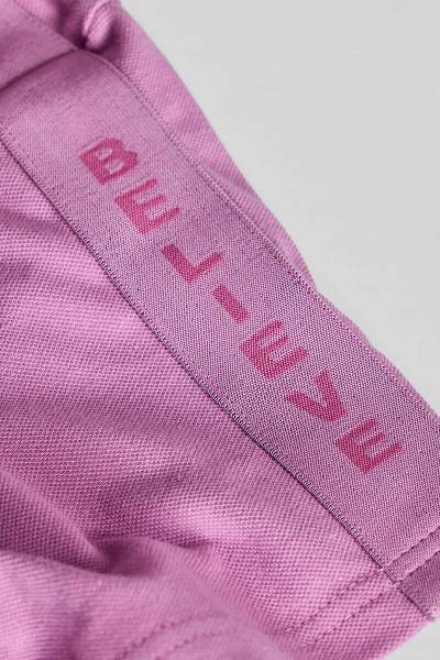 Snitch Solid Men Polo Neck Pink T-Shirt