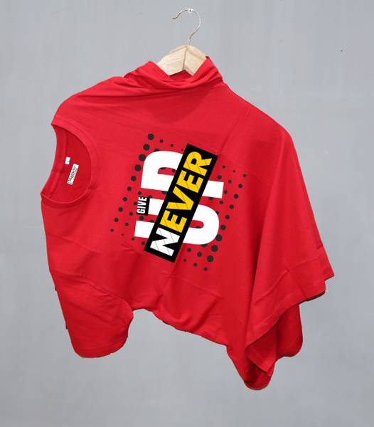 Magneto Printed Men Round Neck Red T-Shirt