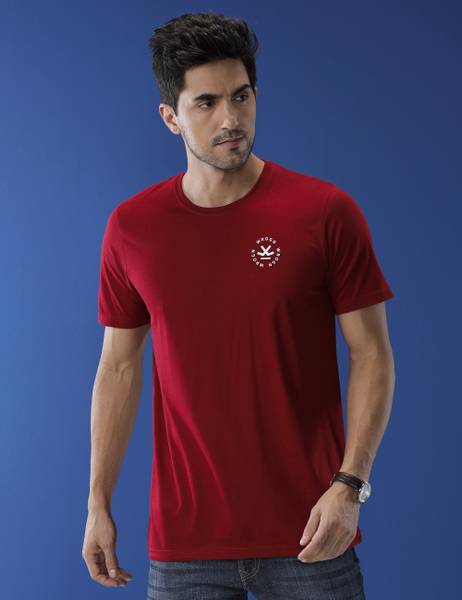 Wrogn red t shirt outlet