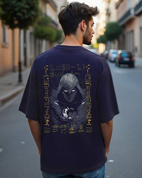 BEWAKOOF Graphic Print Men Round Neck Blue T-Shirt