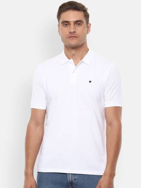 Louis Philippe Men Solid Polo Collar T-shirt - Price History