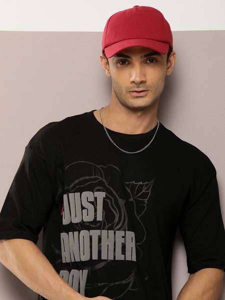 Kook N Keech Printed, Typography Men Round Neck Black T-Shirt