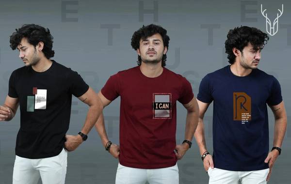 t-hustler Graphic Print Men Round Neck Maroon T-Shirt