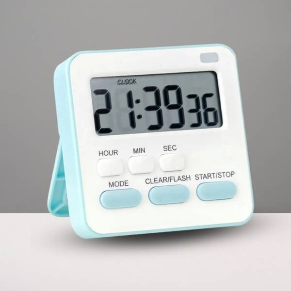 YELONA Digital Blue Clock