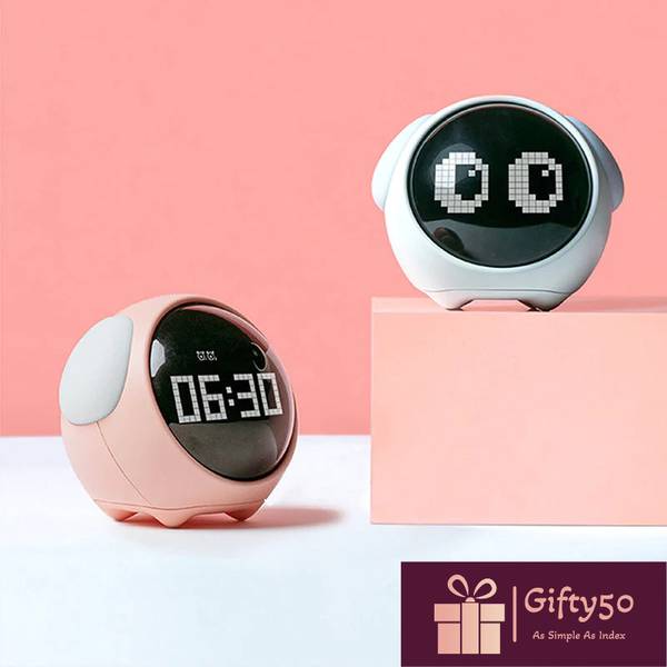 GIFTY Digital White Clock
