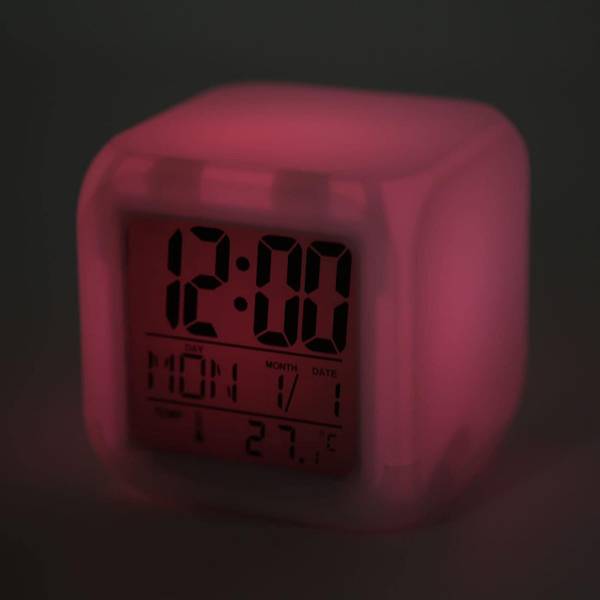 ASTOUND Digital White Clock