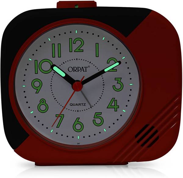 ORPAT Analog Red Clock