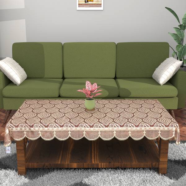 Heart Home Self Design 4 Seater Table Cover