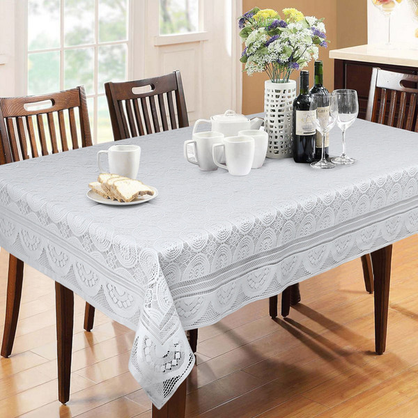 Flipkart SmartBuy Polyester 6 Seater Crocheted Table Cover