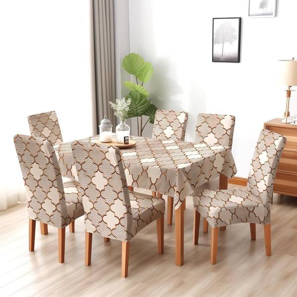 DECORIAN Floral 6 Seater Table Cover