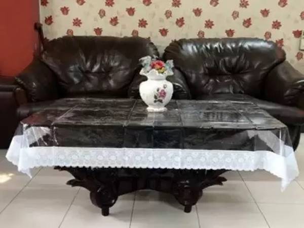 Shri Ganesh Handloom Solid 4 Seater Table Cover