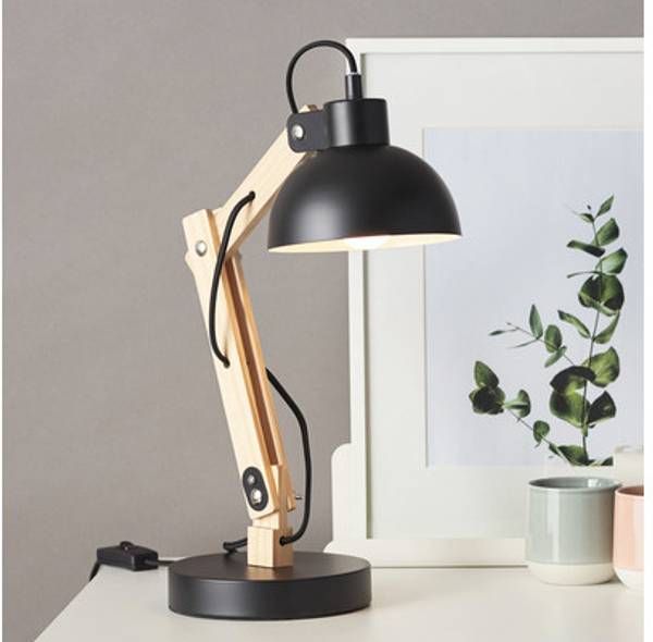 KINIS KIN-TB0001 BLACK Table Lamp/Desk Lamp/Studying Lamp with On/Off Switch Table Lamp