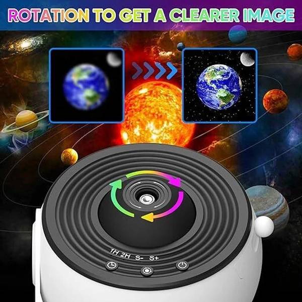 Wengonvila 4K Galaxy Star Projector for Home Planetarium  LED Night Sky Light Night Lamp