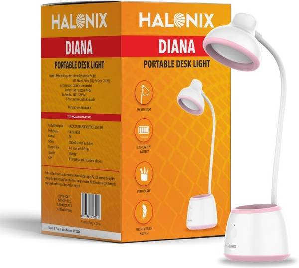 HALONIX Diana Rechargeable 5W Desk lamp Study Lamp