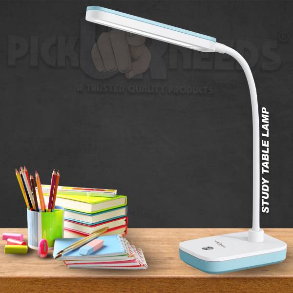Pick Ur Needs Rechargeable Study Table LED Desk Lamp Touch with 3500mAh Lithium Battery Study Lamp