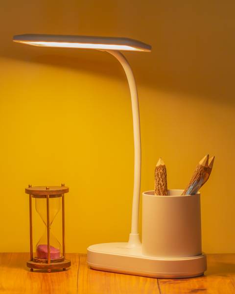 Rudefox by Weird Wolf 3 Colour Mode Light- White, Warm, Warm-White | Table, Study Lamp Table Lamp