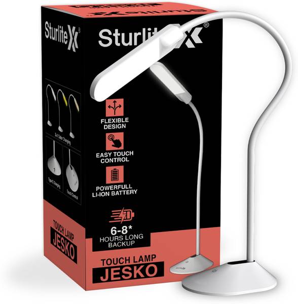 Sturlite Jesko 6W Rechargeable LED|(3 in 1) Color Changing Light Table Lamp