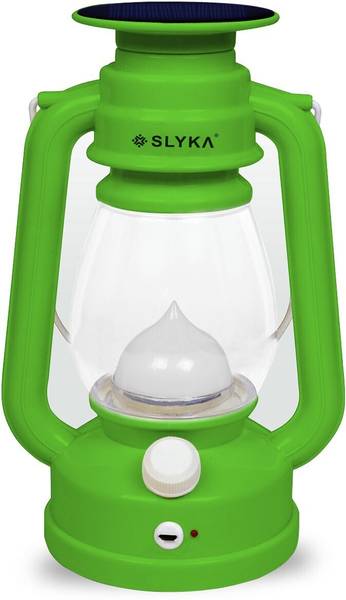 SLYKA Emergency Light With Night Lamp Solar Rechargeable Table Lamp