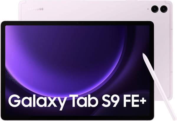 SAMSUNG Galaxy Tab S9 FE+ 12 GB RAM 256 GB ROM 12.4 Inch with Wi-Fi+5G Tablet (Lavender)