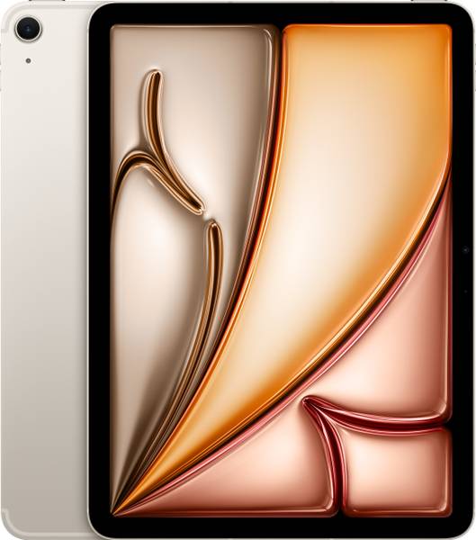 Apple 2025 iPad Air (M3) 128 GB ROM 11.0 inch with Wi-Fi+5G (Starlight)