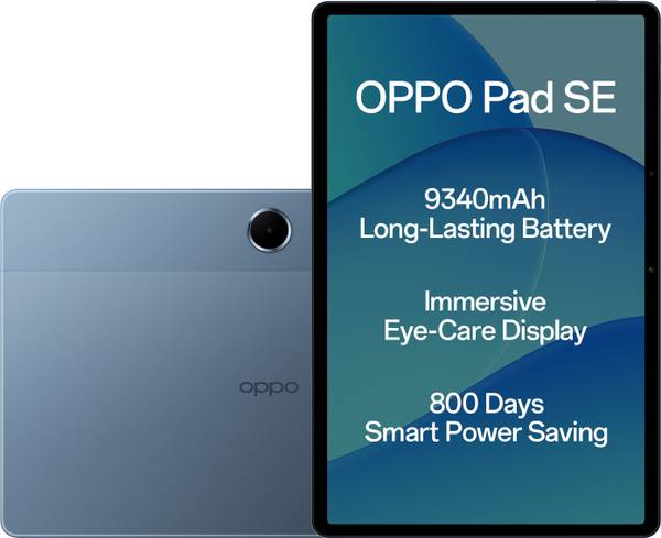 OPPO Pad SE 6 GB RAM 128 GB ROM 10.95 inch with Wi-Fi+4G Gaming Tablet (Twilight Blue)