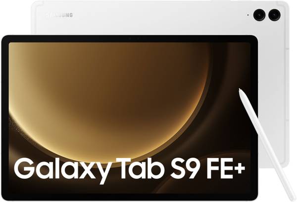 SAMSUNG Galaxy Tab S9 FE+ 12 GB RAM 256 GB ROM 12.4 Inch with Wi-Fi+5G Tablet (Silver)
