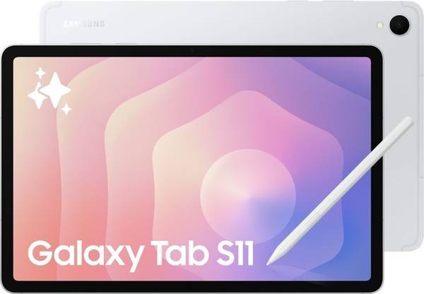 Samsung Galaxy Tab S11 12 GB RAM 128 GB ROM 11.0 inch with Wi-Fi Only Gaming Tablet (Silver)