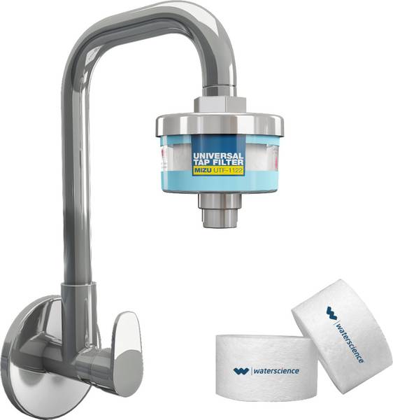 Water Science Kitchen Tap Filter for Mud, Sand & Sediments - Fits 22-24MM Taps: Mizu UTF 1122 Tap Mount Water Filter