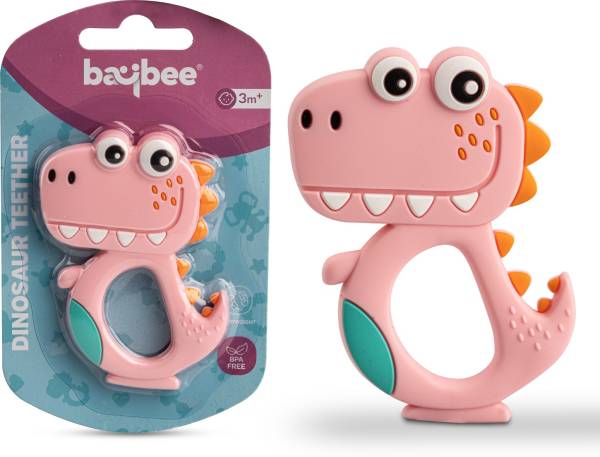 baybee Silicone Teether for Baby, BPA Free 100% Food Grade Silicone Teether for Babies Teether