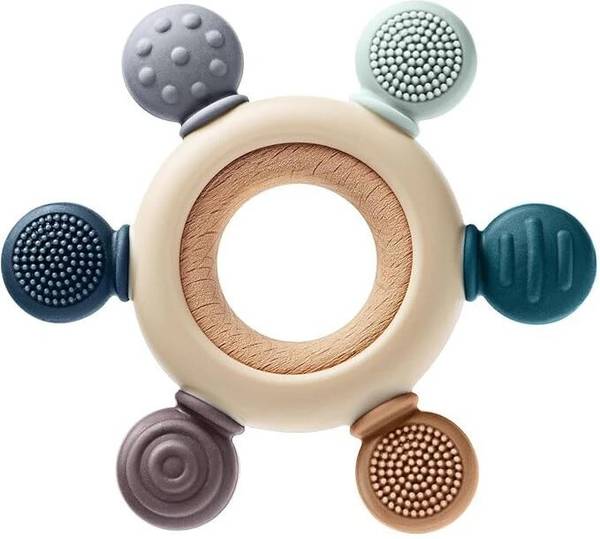 MSNB Baby Infant Wooden Teether -01 Teether and Feeder