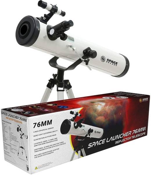 Space Arcade Space Launcher 76mm Reflector Telescope Reflecting Telescope