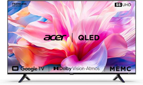 Acer V Series 139 cm (55 inch) QLED Ultra HD (4K) Smart Google TV