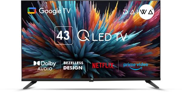 Daiwa 109 cm (43 inch) QLED Ultra HD (4K) Smart Google TV