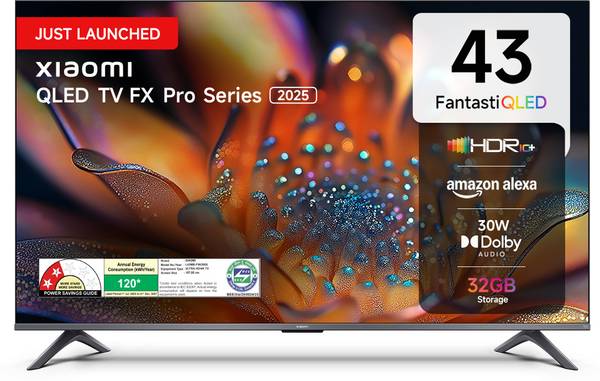 XIAOMI FX Pro 108 cm (43 inch) QLED Ultra HD (4K) Smart FireTv OS TV 2025 Edition